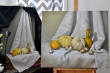 STILL LIFE WITH AUTUMN SQUASH